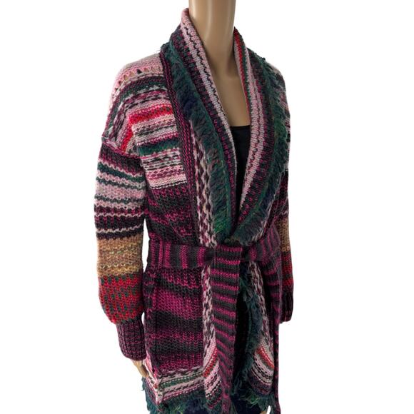 Free People Morgana Cardi Tie Waist Cardigan Sweater - Picture 6 of 11
